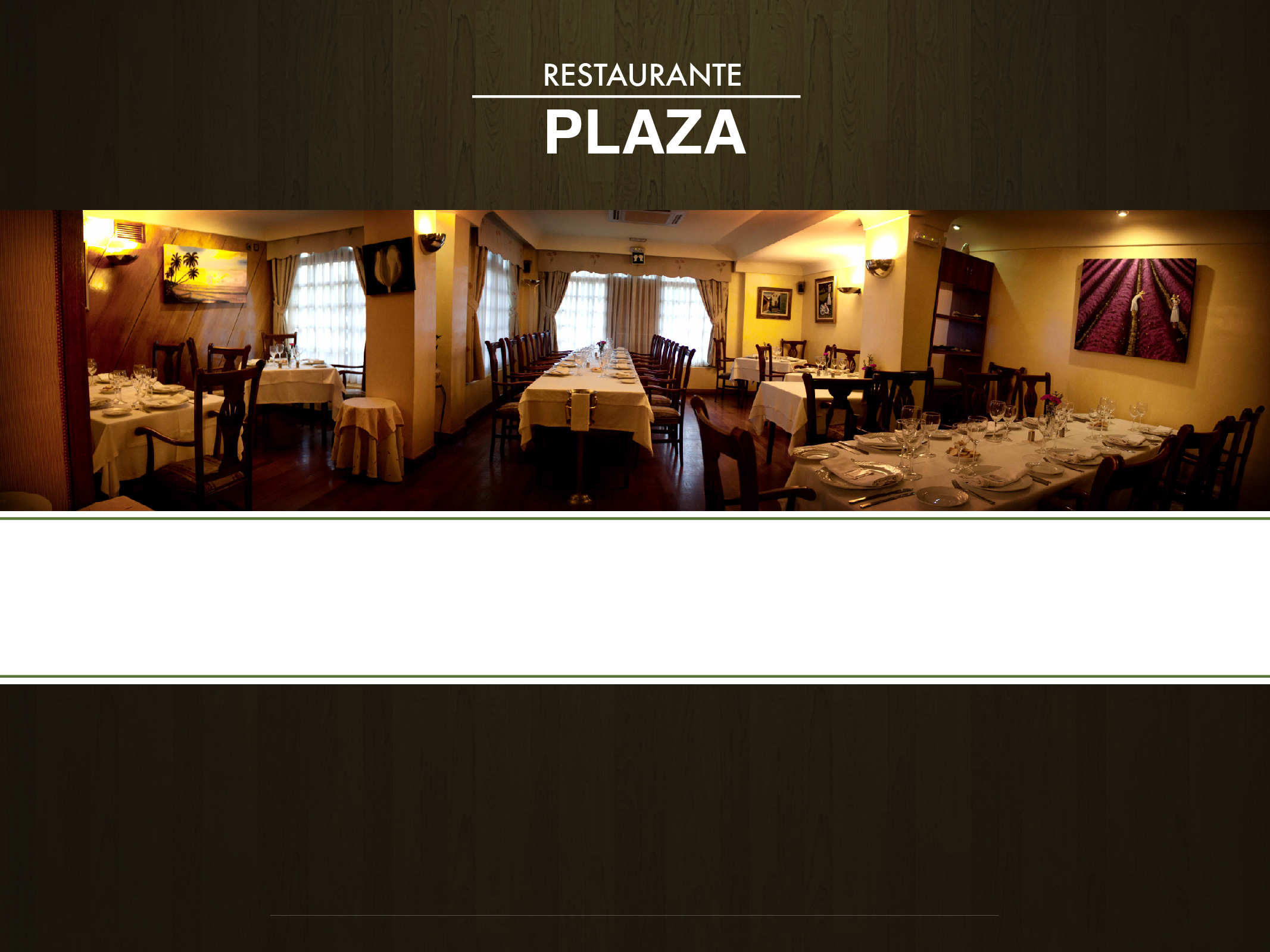 Restaurante Plaza Madrid